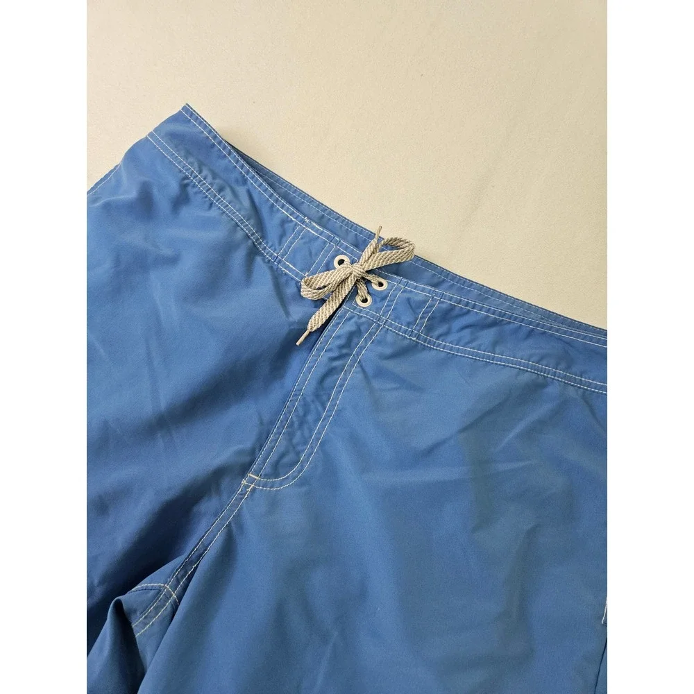 Tommy Bahama Swim Trunks Mens 38 Blue Board Shorts Marlin Logo Mesh Lined Beach